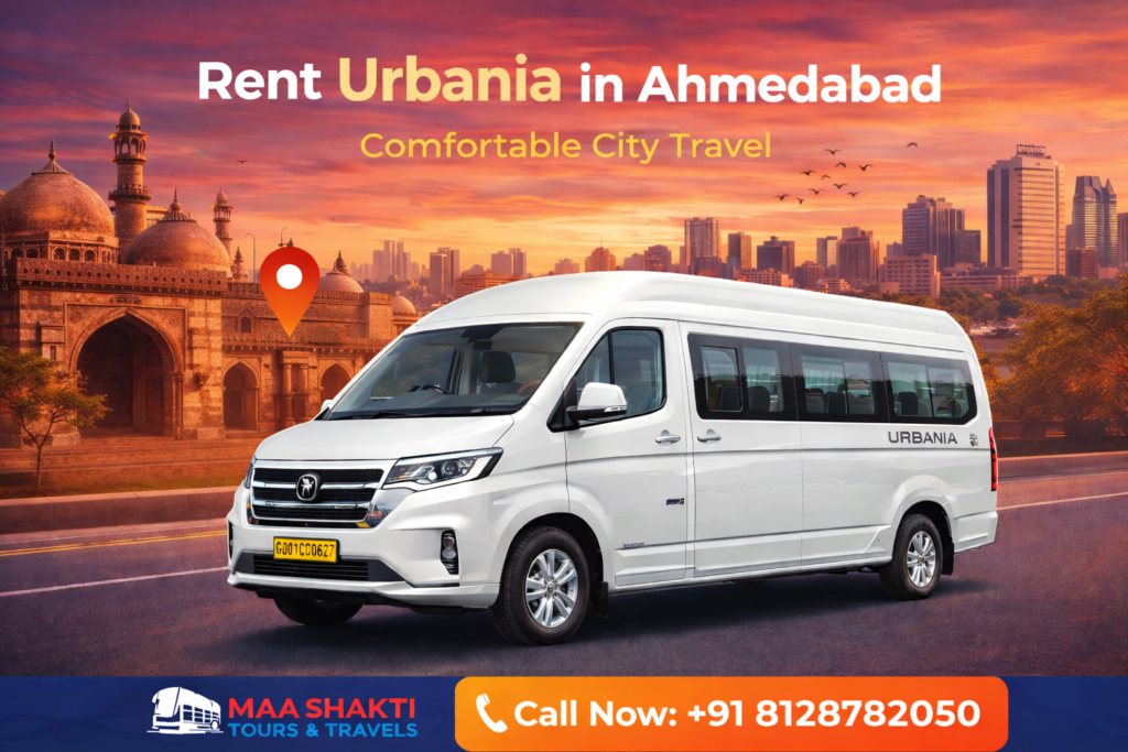 Urbania Rent in Ahmedabad: The Smart Choice for Comfortable Group Travel with Cabin Gujrat