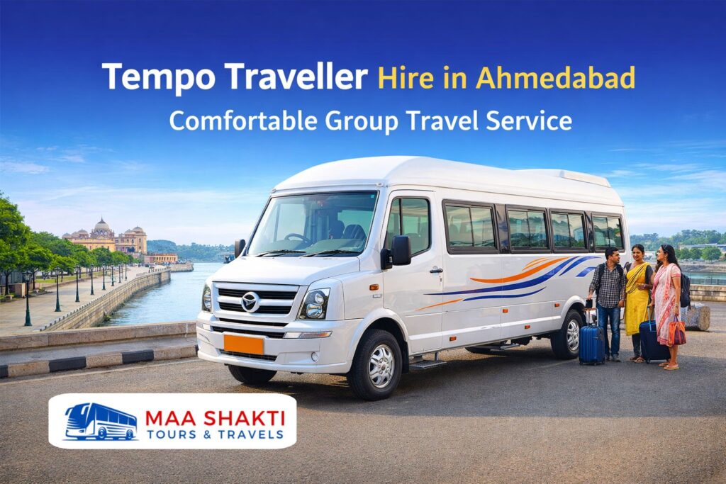 tempo traveller hire in ahmedabad